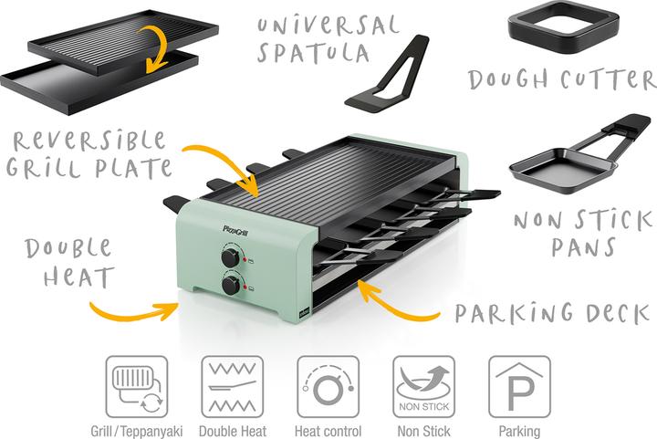 Actual product image Stöckli Pizza grill for 8 people