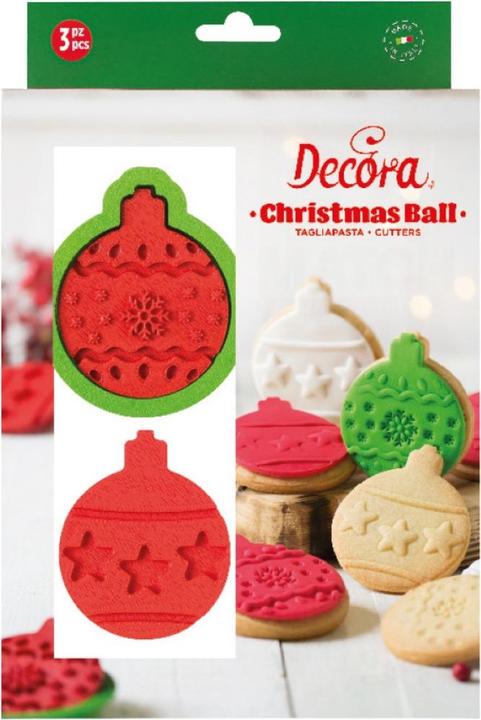 Produktbild Decora Ausstecher und Embosser - Weihnachtskugeln