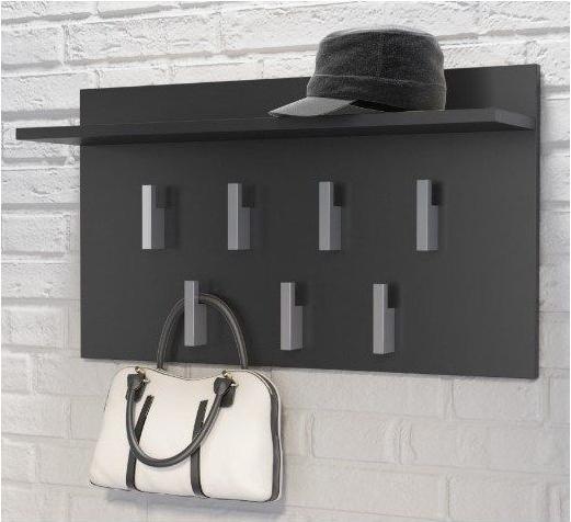 Productafbeelding Topeshop WIESZAK 2F CZERŃ MAT Kleerhanger (1x)