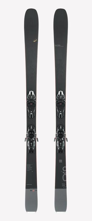Image du produit Wedze Ski All Mountain avec fixations, Patrol 90, noir (162 cm)
