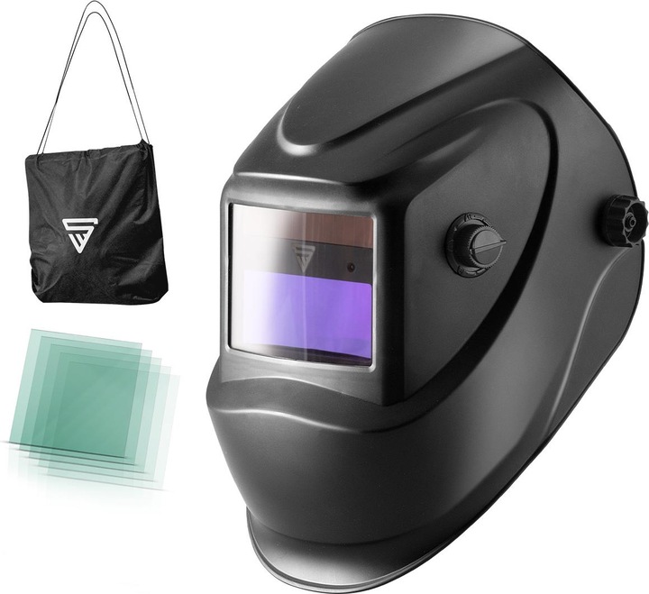 Actual product image Stahlwerk Fully automatic welding helmet ST-450R black with 5 spare lenses