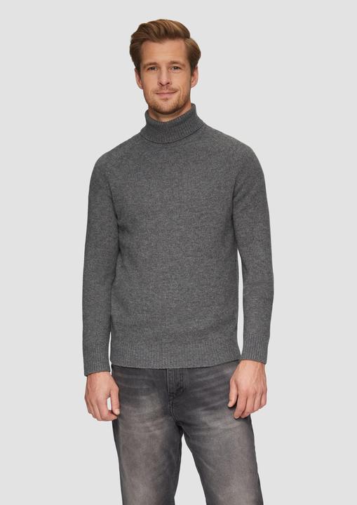 Actual product image s.Oliver Strickpullover Rollkragenpullover aus reiner Wolle (XXL)