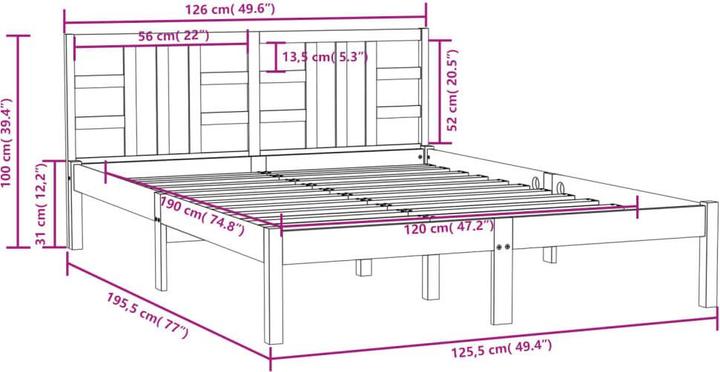 Produktbild vidaXL Mahala (120 x 190 cm)