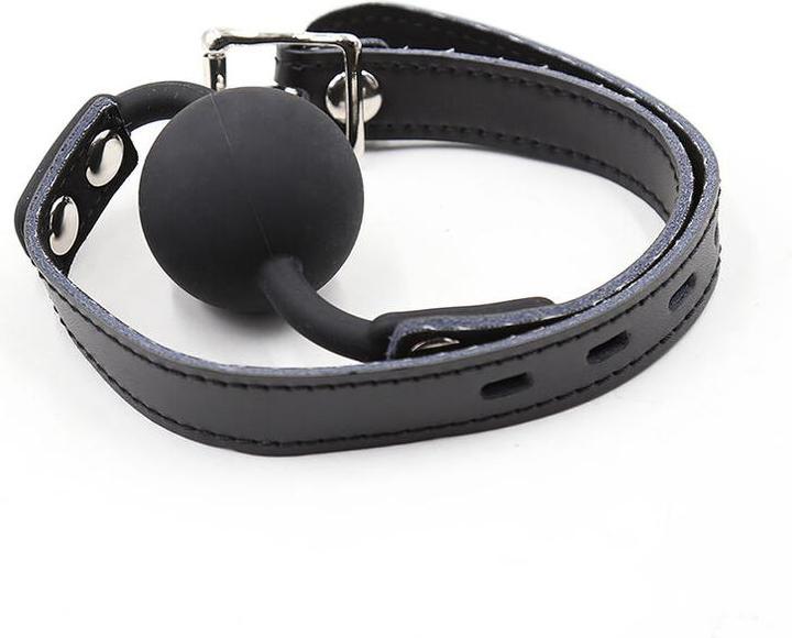 Produktbild Ohmama Silikon-Ballknebel mit Leder-Riemen