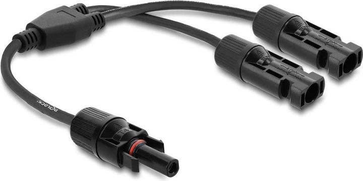 Immagine prodotto Delock DL4 Solar Splitter Kabel 2 x Stecker zu 1 x Buchse 30 (Cavo solare, Spina solare)