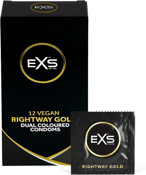 Actual product image EXS Rightway Gold - Condones - 12 Piezas (12 pcs.)