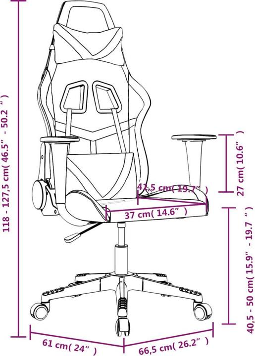 Produktbild vidaXL Gaming-Stuhl
