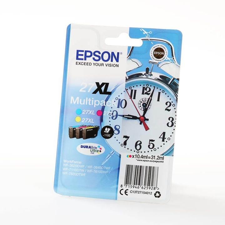 Image du produit Epson 27XL Multipack DuraBrite Ultra DuraBrite Ultra (C, M, Y)