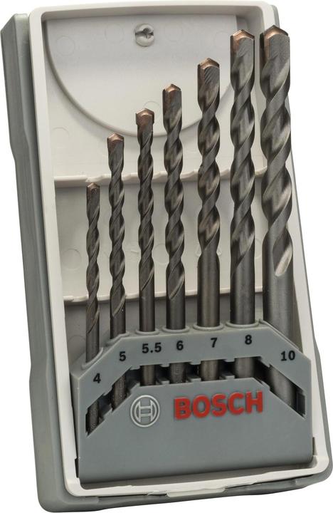 Produktbild Bosch Professional Zubehör 7-tlg. CYL-3 Betonbohrer-Set, 4/5/5,5/7/8/10 mm (6 mm, 5.5 mm, 10 mm, 7 mm, 5 mm, 8 mm, 4 mm)