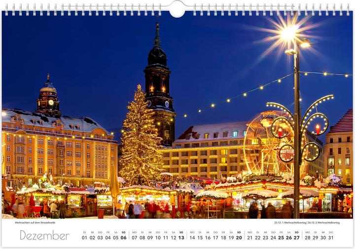 Produktbild Kalender Dresden Elbflorenz 2026 (45 x 30 cm)