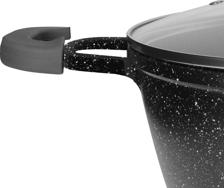 Actual product image Cheffinger 3er-Set: Kochtöpfe mit Marmor-Effekt (32 cm, Roman pot)