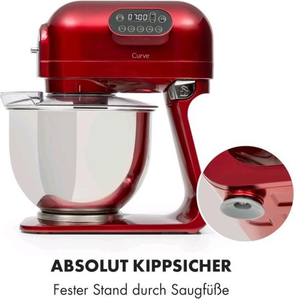 Actual product image Klarstein Curve Food Processor Red (1000 W)
