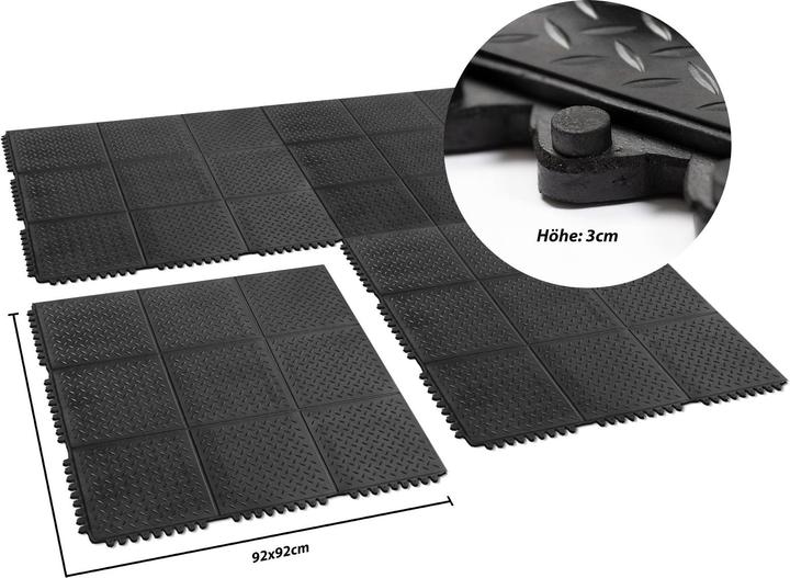 Produktbild ETM Gummimatte Stecksystem (91.5 x 91.5 cm)
