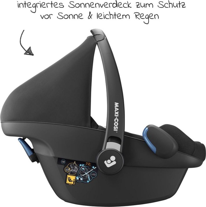 Produktbild Maxi-Cosi Reboarder 3in1 Babyschale & Reboarder-Set ab Geburt (Babyschale, Reboarder, ECE R129/i-Size Norm)