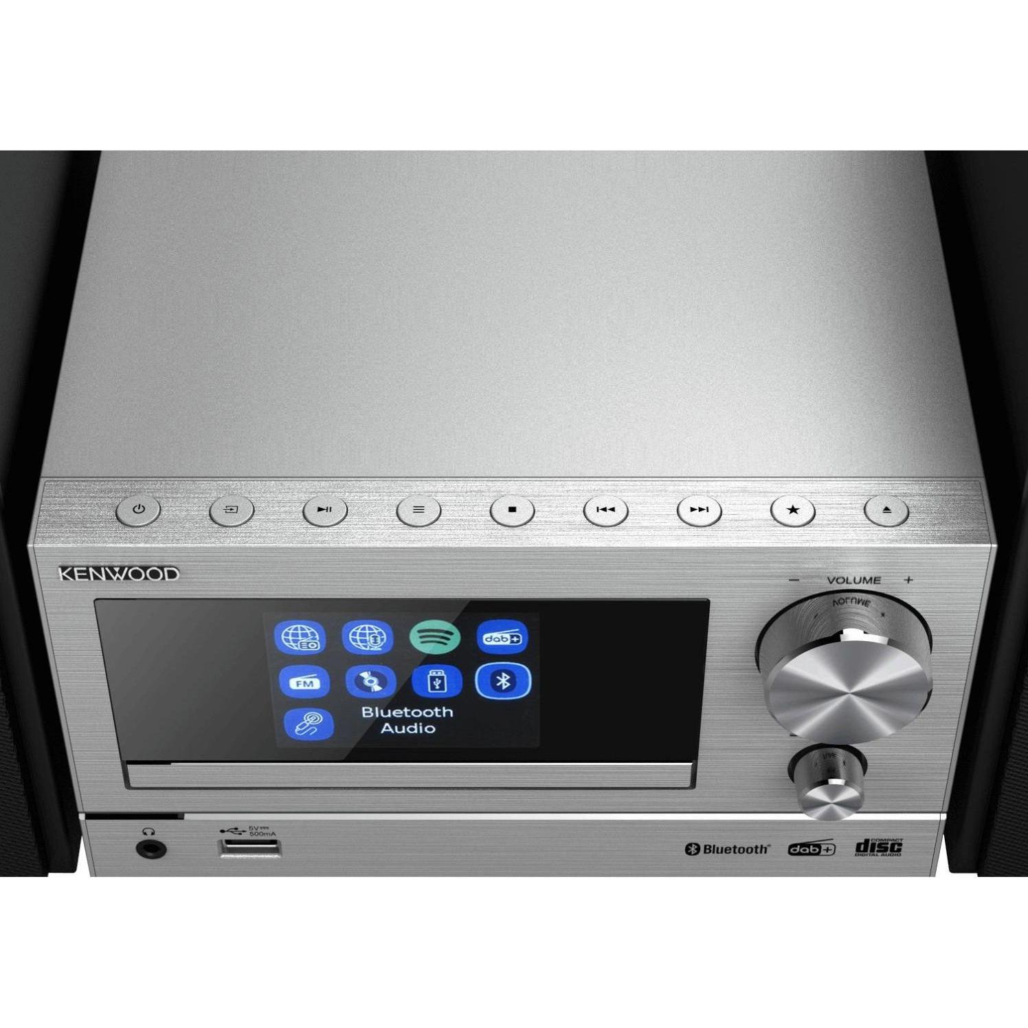 Thumbnail - Kenwood M-7000S (WLAN, CD Player, Bluetooth, 2x 30 W), Stereoanlage, Silber