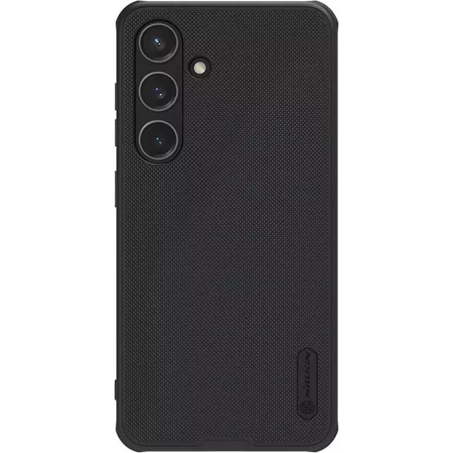 Nillkin Super Frosted PRO Magnetic Zadní Kryt pro Black (Samsung Galaxy S24), Smartphone Hülle, Schwarz