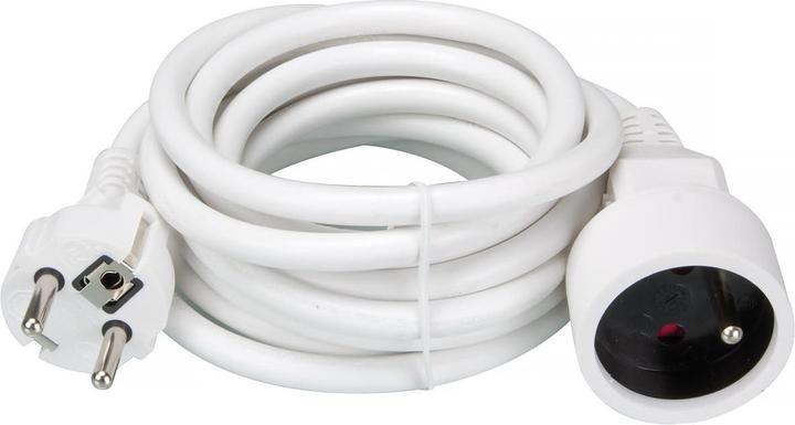 Produktbild Velleman VERLÄNGERUNGSKABEL - 3 m - WEIss - 3G1.5 - STECKER-TYP E (FRANZÖSISCHES SYSTEM) (3 m, CEE 7/5)