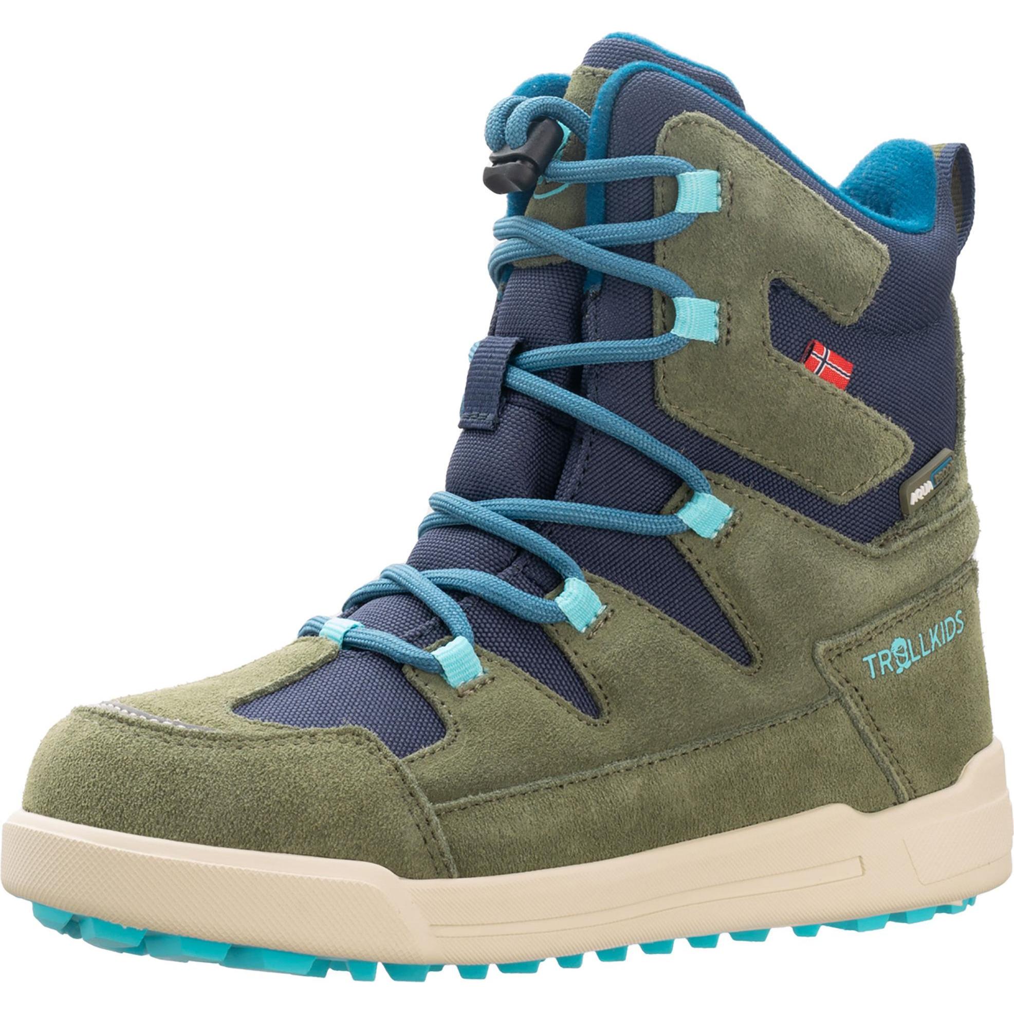 Trollkids, Unisex, Boots + Stiefel, Kid's Finnmark Winter Boots, Grün, (29)