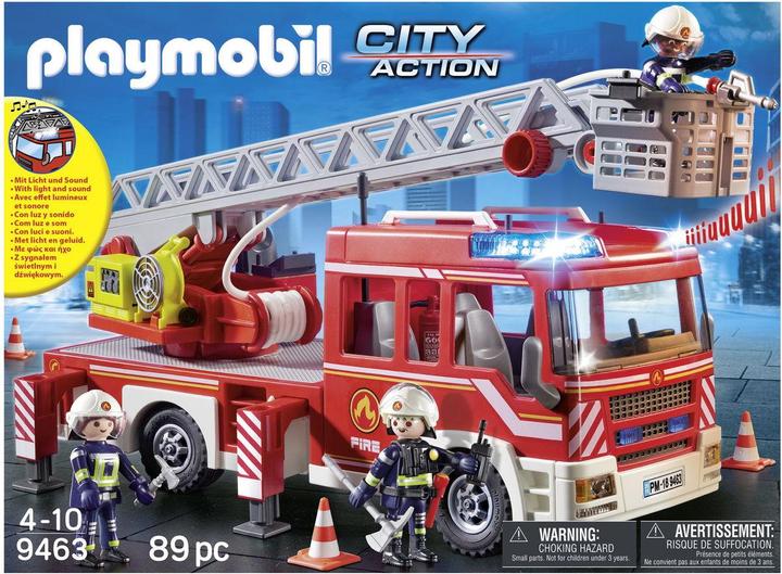 Produktbild Playmobil Feuerwehr-Leiterfahrzeug (9463, Playmobil City Action)