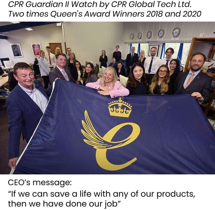 Produktbild CPR Guardian Persönlicher Alarm mit SOS-Taste, GPS-Tracker, Zwei-Wege-Anrufe, Herzfrequenzmesser