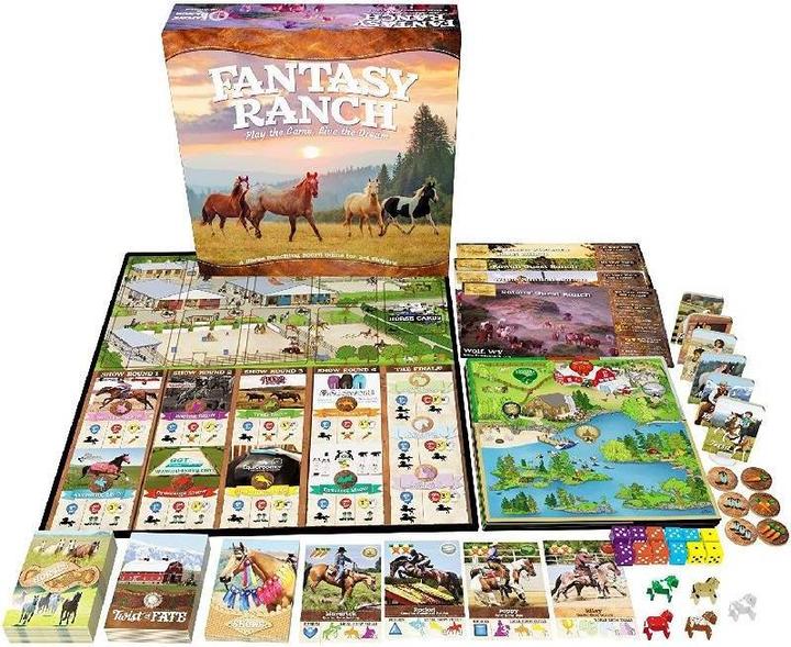 Produktbild Spielefaible SPF32068 - Fantasy Ranch: Ein Reiterhof-Spiel - Brettspiel, 2-4 Spieler, 12 Jahren (DE-Ausgabe) (Deutsch)