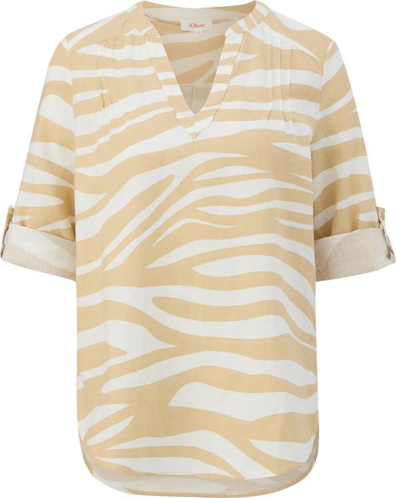 Actual product image s.Oliver Bluse Tunikabluse aus Leinenmix (44)
