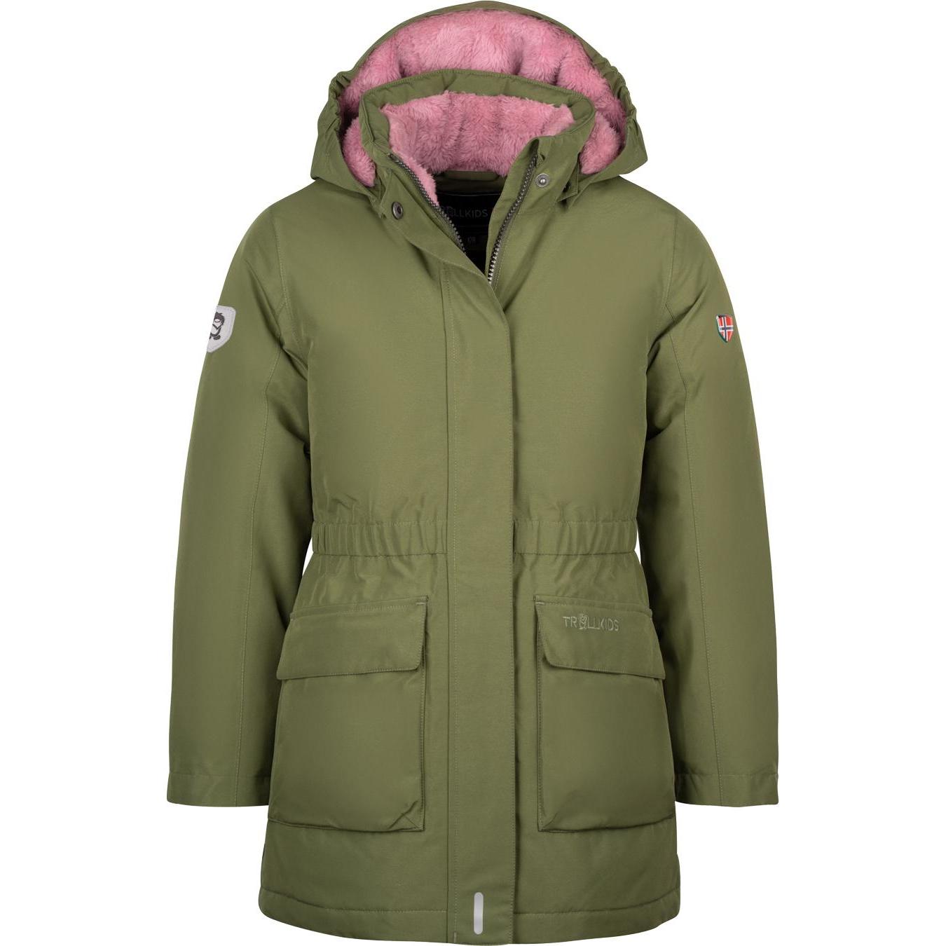 Trollkids, Unisex, Jacke, Girl's Alesund Coat (98), Grün, 98