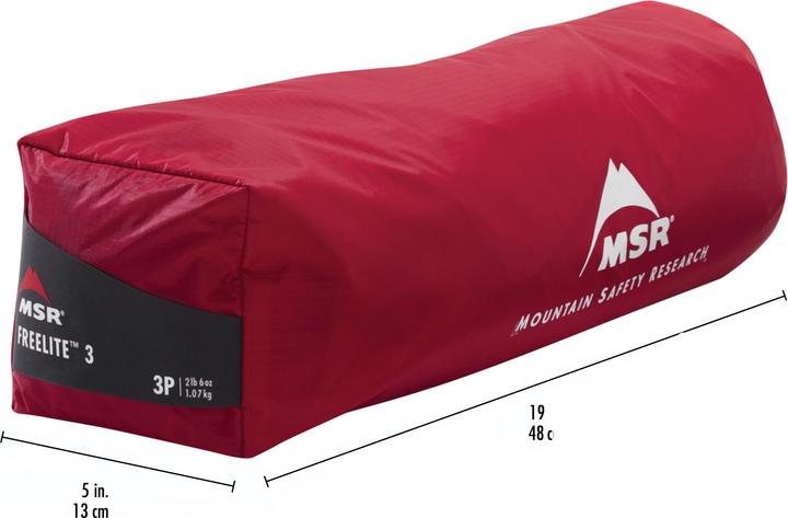 Image du produit Msr FreeLite 3 Green Tent V3 (Tente igloo, 1.28 kg, 3 personnes)