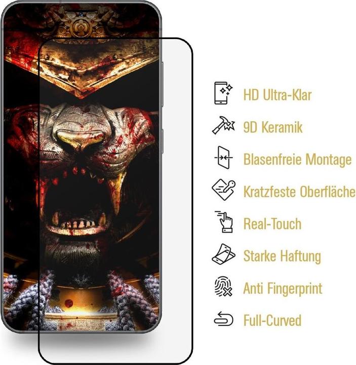 Produktbild Protectorking 2x Ceramic-Glass Full Cover HD Klar (2 Stück, Samsung Galaxy A52)