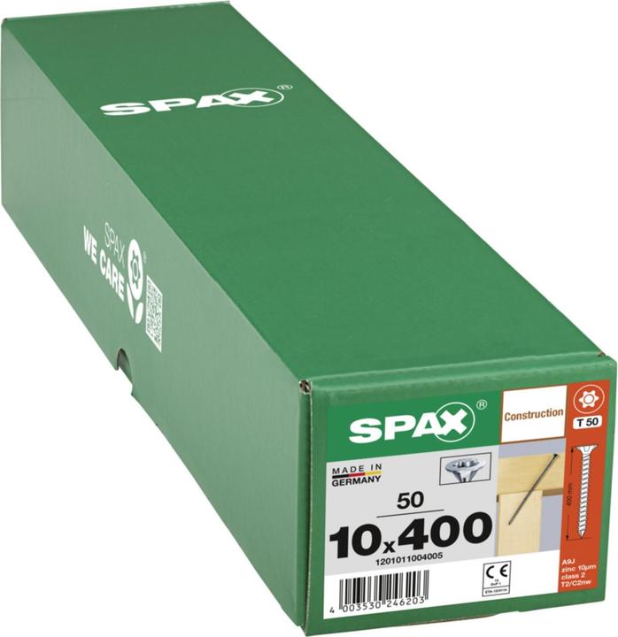 Produktbild Spax Senkmultikopf T-Star Plus T50 Vollgewinde Cut Wirox (50 Schrauben pro Stück)