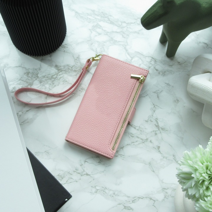 Actual product image PhoneLook Flip wallet cover made from vegan leather with wallet case and magnetic fastener (Apple iPhone 15 Pro Max)