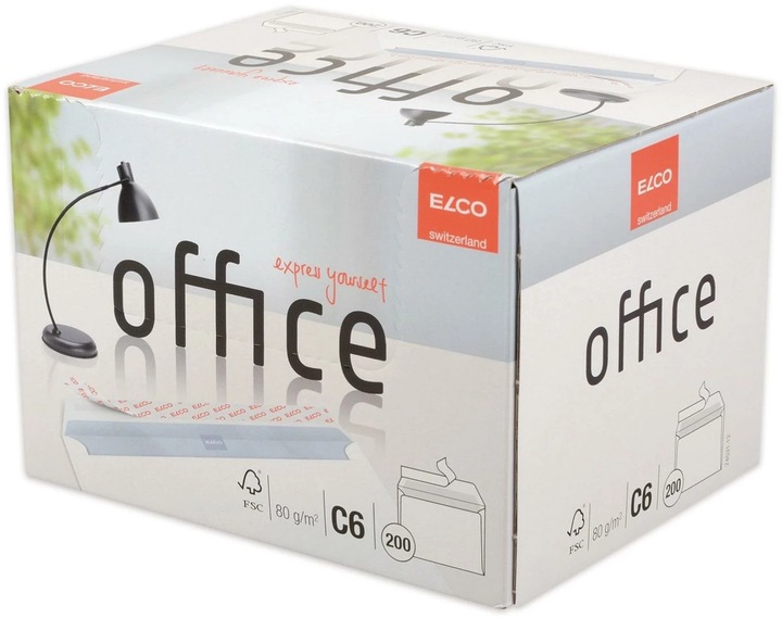 Image du produit Elco Bureau des enveloppes, sans fenêtre (162 x 114 mm, 200 x)