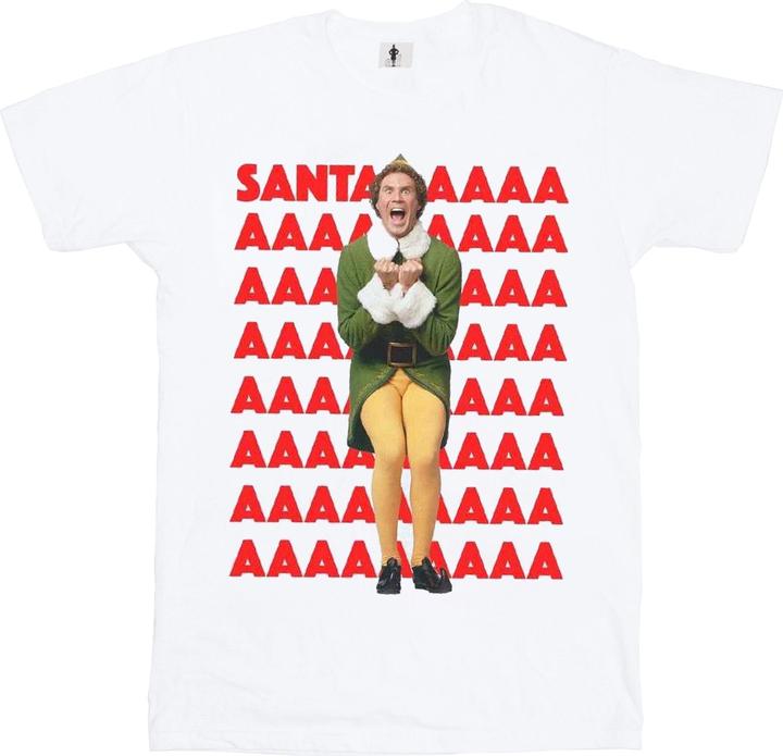 Elf Buddy Santa Scream TShirt (3XL)
