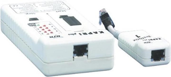 Produktbild Metz Connect BTR KAPRI plus Anschluss-und Kabel- pruefgeraet f.Netzwerke Kabelpruefgeraet f. Netzwerke inkl.Ta...