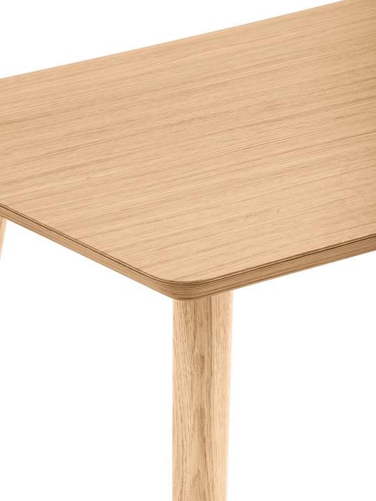 Actual product image Oakywood Classic Desk - Klassischer Schreibtisch aus Massivholz - Eichenfurnier / 140x70 - (140 x 70 cm)