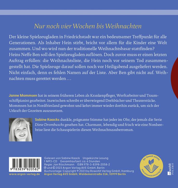 Image du produit La liste de Noël (Janne Mommsen, Allemand)