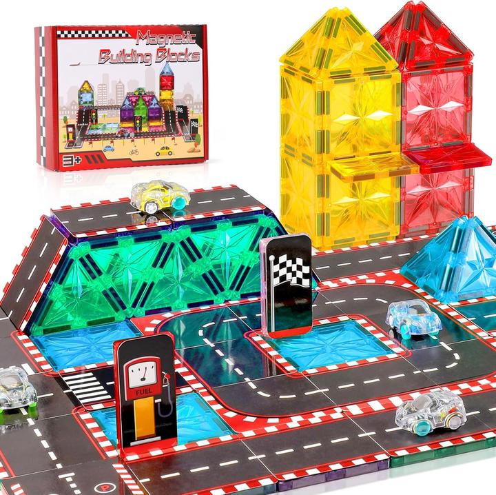 Image du produit Cooljoy 65-teiliges magnetisches Bausteine Set