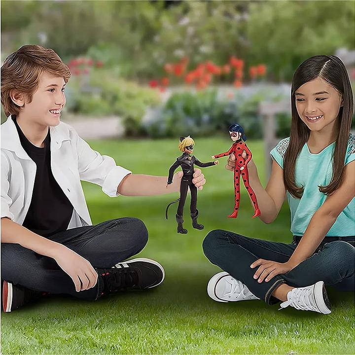 Actual product image Bandai Miraculous Ladybug and Cat Noir