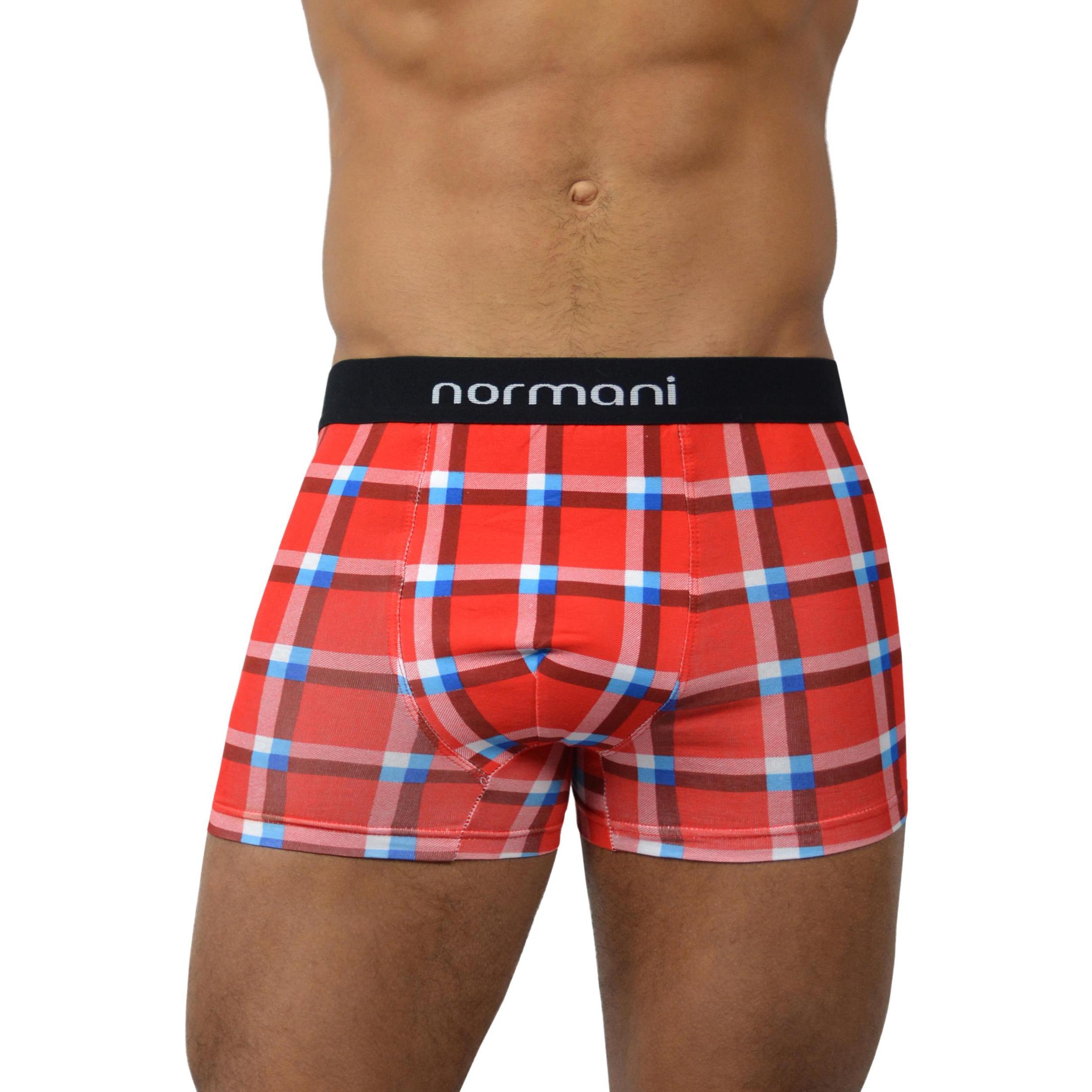 Thumbnail - Normani, Herren, Unterhosen, 6 Stück Retro Boxershorts aus Baumwolle, Schwarz, (XXL, 6er Pack)