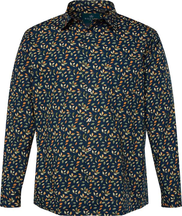 Actual product image Boston Park Hemd, Langarm, florales Muster, Kentkragen, Comfort Fit (6XL)