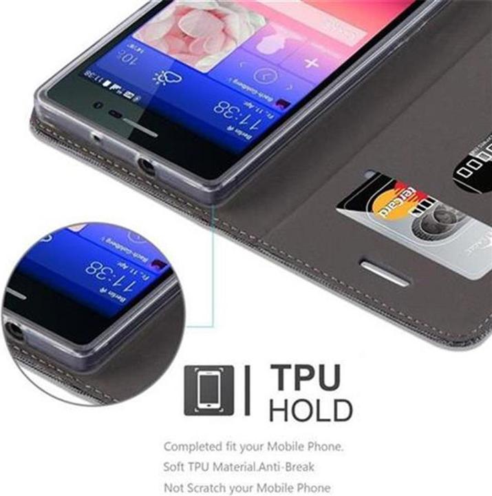 Image du produit Cadorabo Couverture look jeans Book (Huawei Ascend P7)