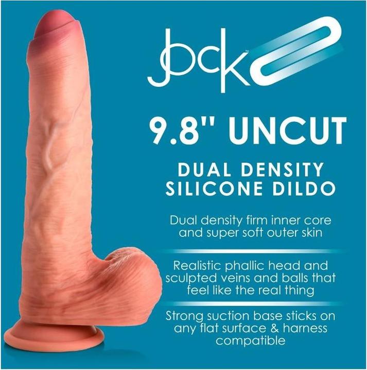 Produktbild Pipedream Dildo Penis Mit Hoden Doppelter Dichte Ungeschnittenes Fleisch 25 cm