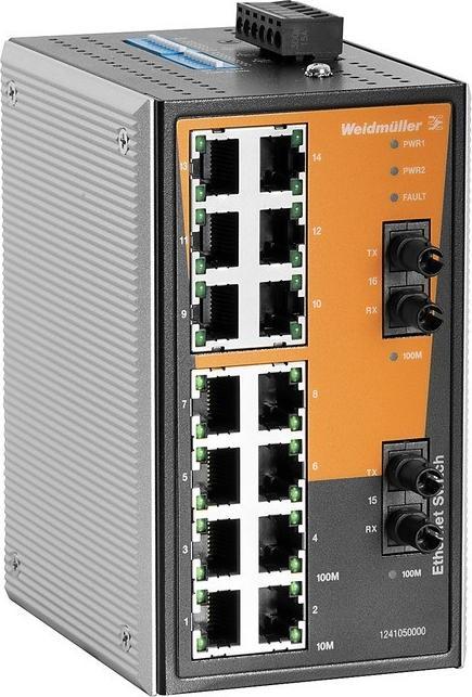 Actual product image Weidmüller Switch unmanaged IE-SW-VL16T-14TX-2ST (14 ports)