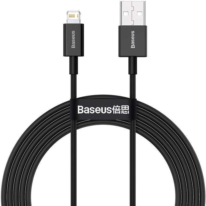 Produktbild Baseus Superior Series Cable USB to iP 2.4A 2m (black) (2 m)