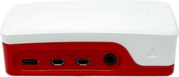 Image du produit Raspberry Pi Boîtier SBC Convient pour : (R) 4 B Rouge/Blanc