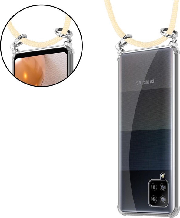 Produktbild Cadorabo TPU Handy Kette SILBER Cover