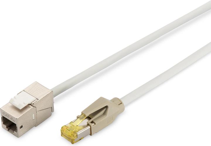 Produktbild Digitus Consolidation-Point Kabel DRAKA UC900 HRS TM31 CAT 6A Keystone Modul 3 m, Farbe Grau Verlegekabel (S/FTP, CAT6a, 3 m)