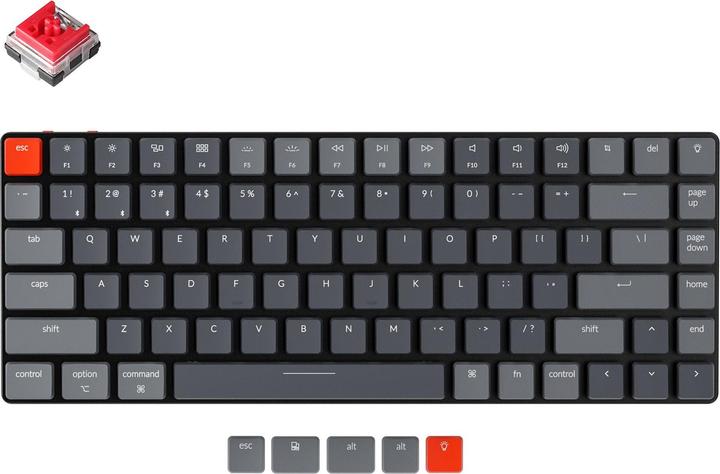 Produktbild Keychron K3 (DE, Kabelgebunden, Kabellos)