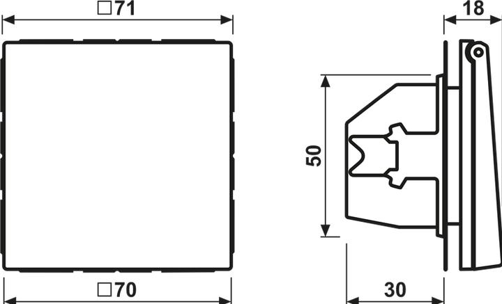 Actual product image JUNG SCHUKO socket outlet