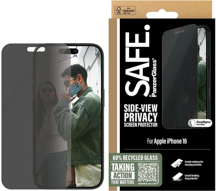 Produktbild PanzerGlass Privacy Displayschutz (1 Stk., Apple iPhone 15, Apple iPhone 16)